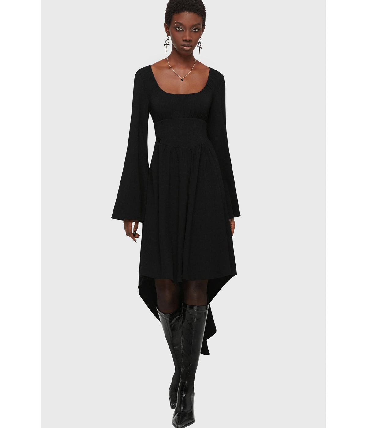 Kill Star Black Eye Of Eris Hi-Low Dress
