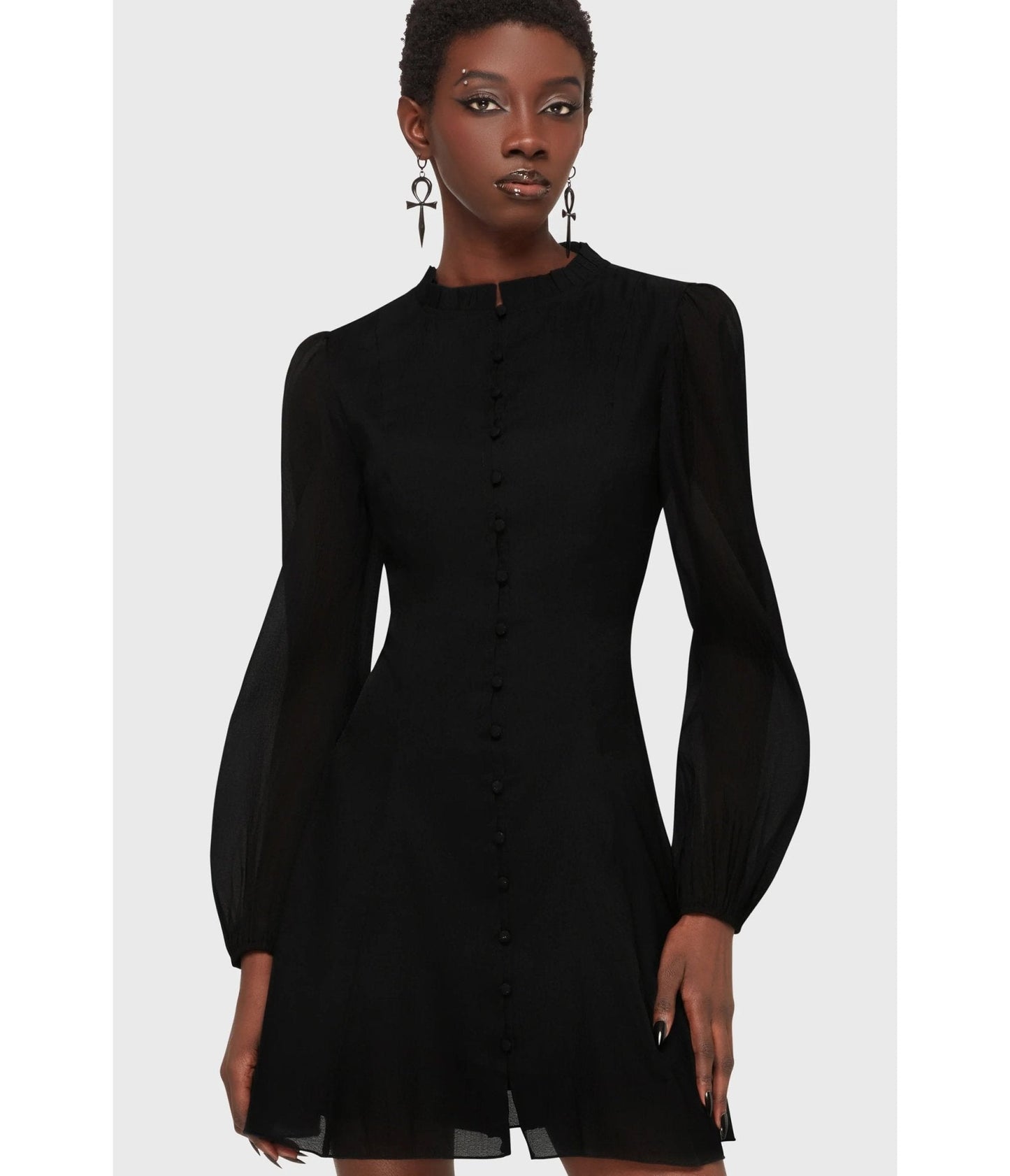 Kill Star Black Liora Wrath Mini Dress