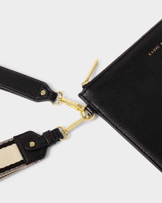 Hallie Wristlet Pouch - Black