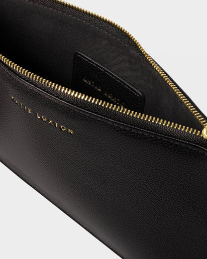 Hallie Wristlet Pouch - Black