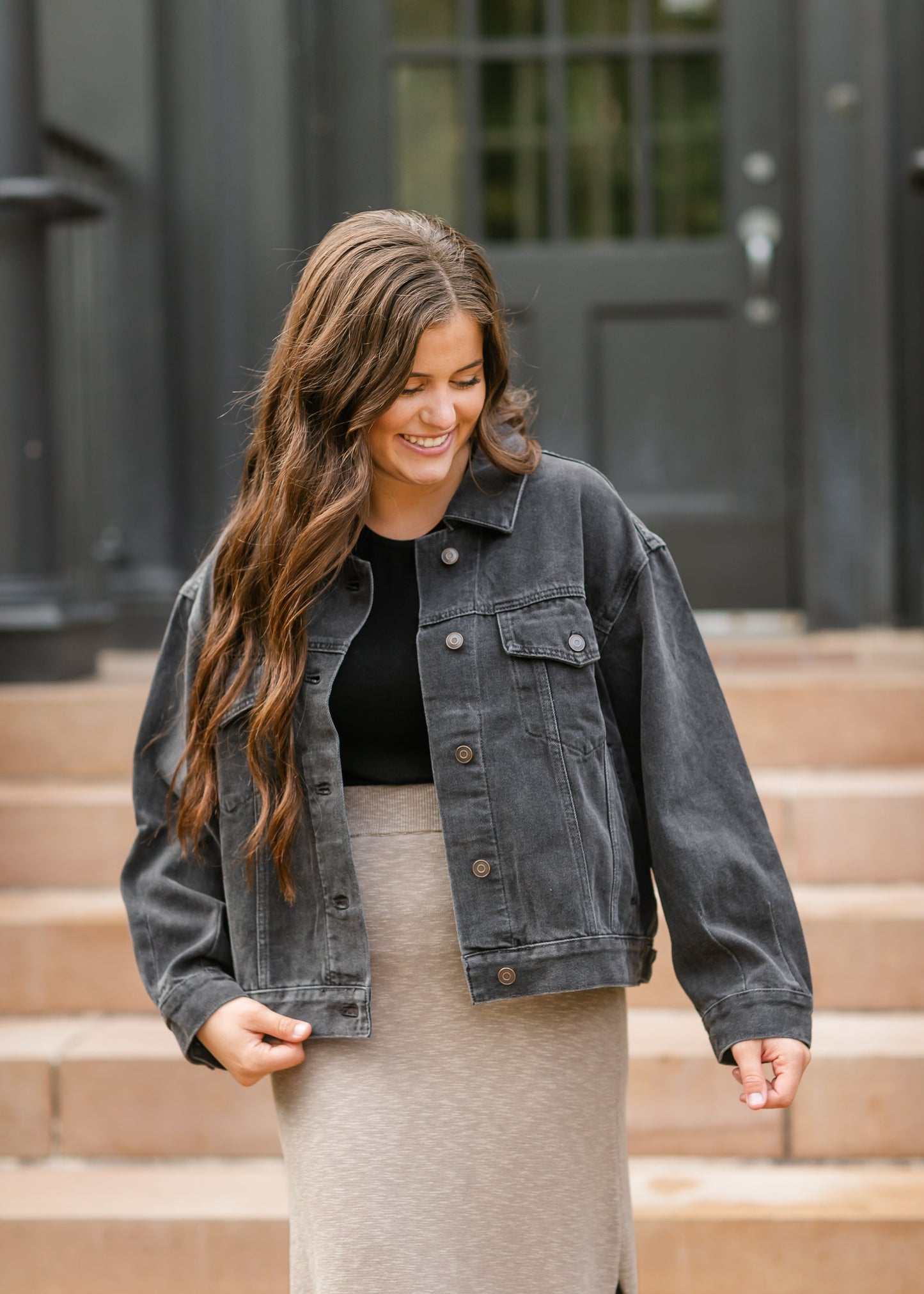 Knit Half Sleeve Crewneck Top - FINAL SALE