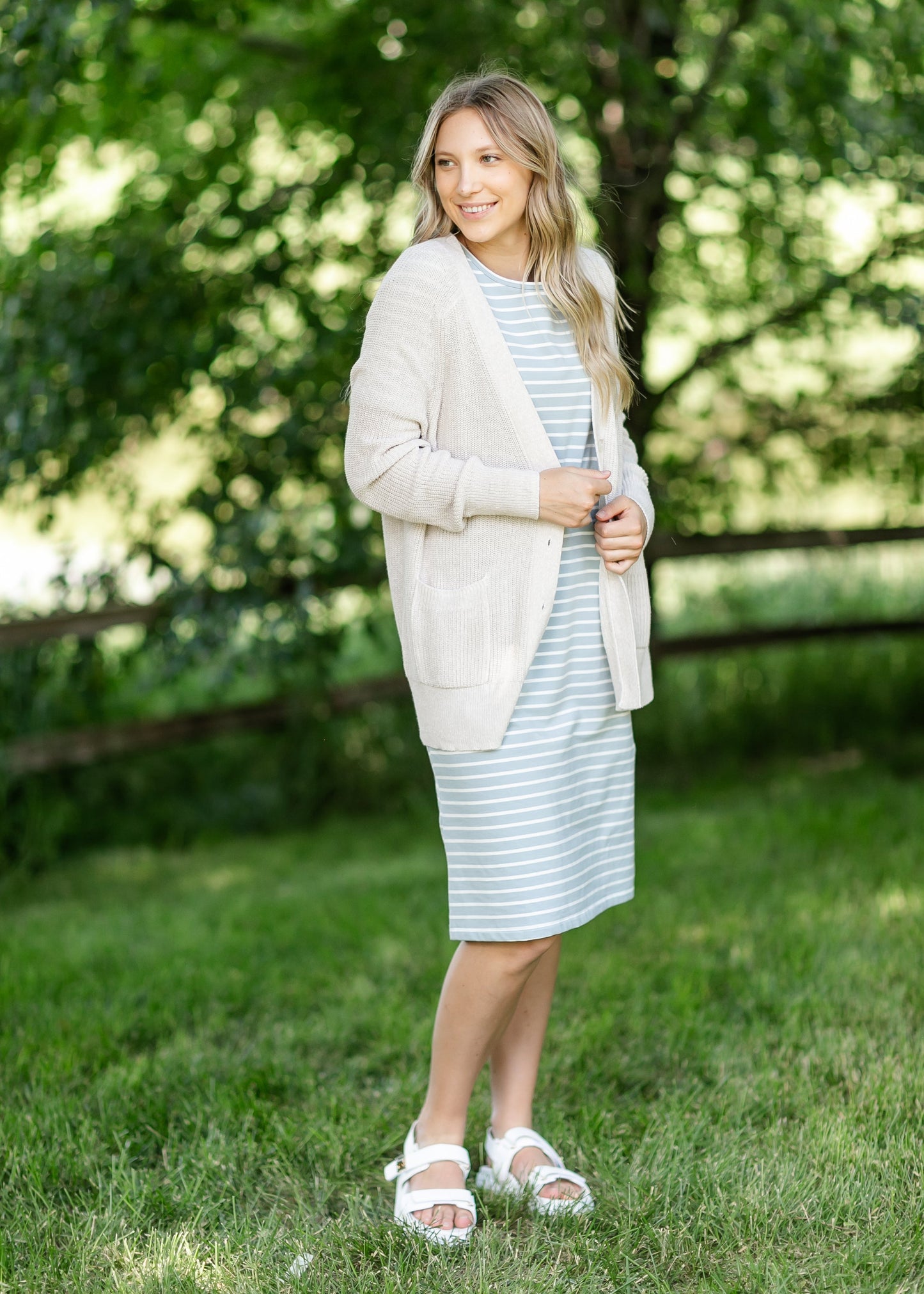Kristen Short Sleeve Midi Dress - FINAL SALE