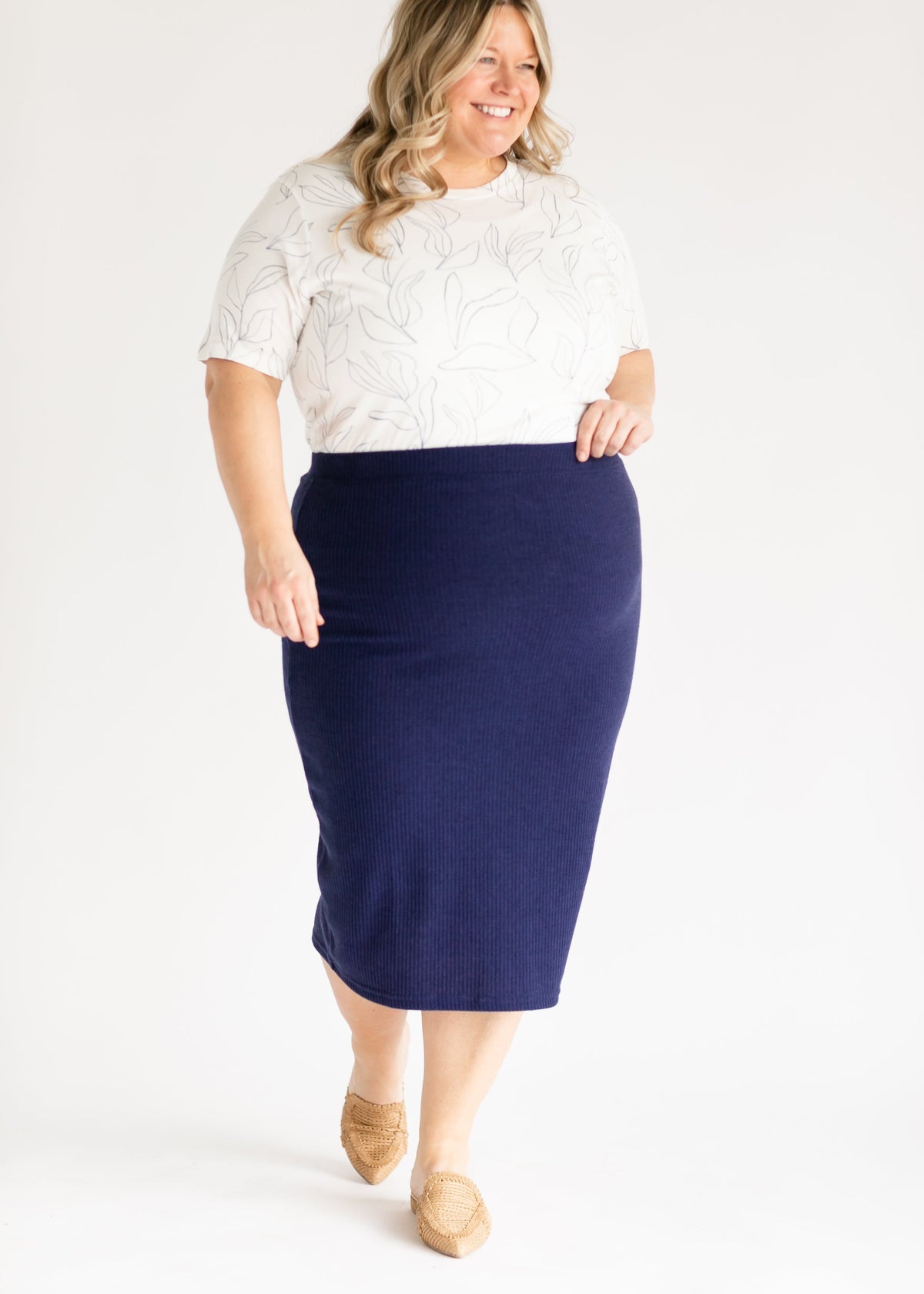 Lennon Ribbed Knit Skirt - FINAL SALE