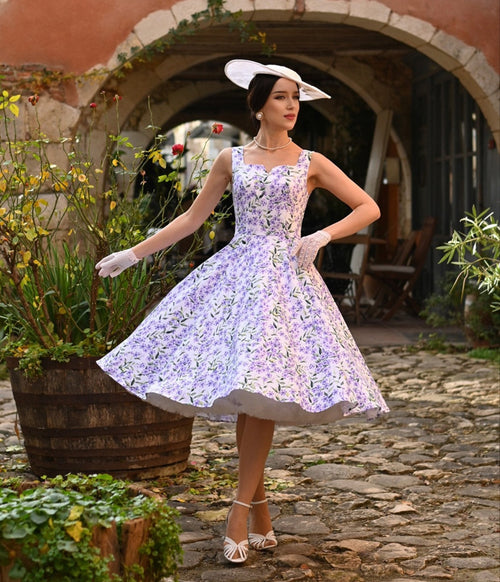 Lilac Meadow Swing Dress
