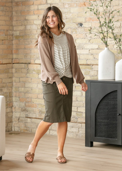 LIVERPOOL® Sleeveless Twist Front Knit Top - FINAL SALE