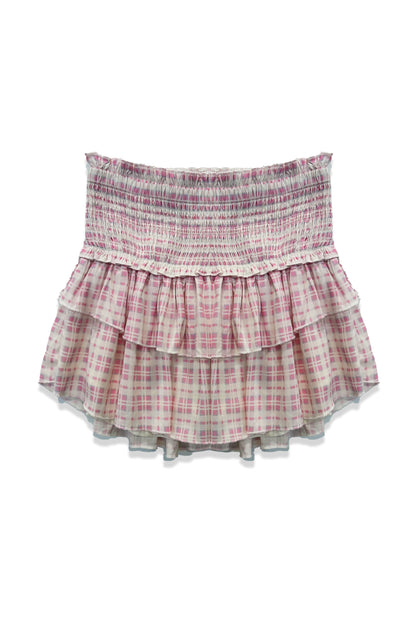 JUNIOR BIANCA PRINTED TIERED RUFFLE SKIRT - FINAL SALE
