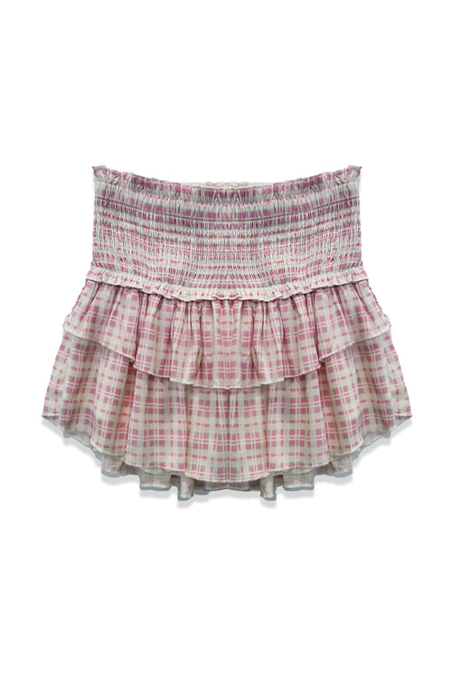 JUNIOR BIANCA PRINTED TIERED RUFFLE SKIRT - FINAL SALE