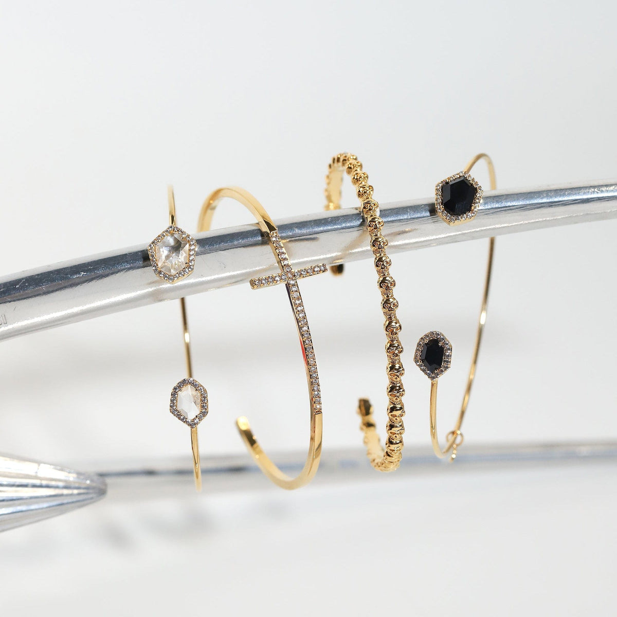 Hex Open Bracelet