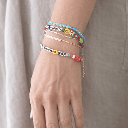 Handmade Beaded Mama Bracelet