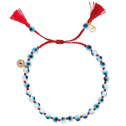 Handmade Evil Eye Beaded Bracelet