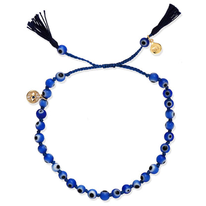 Handmade Evil Eye Beaded Bracelet