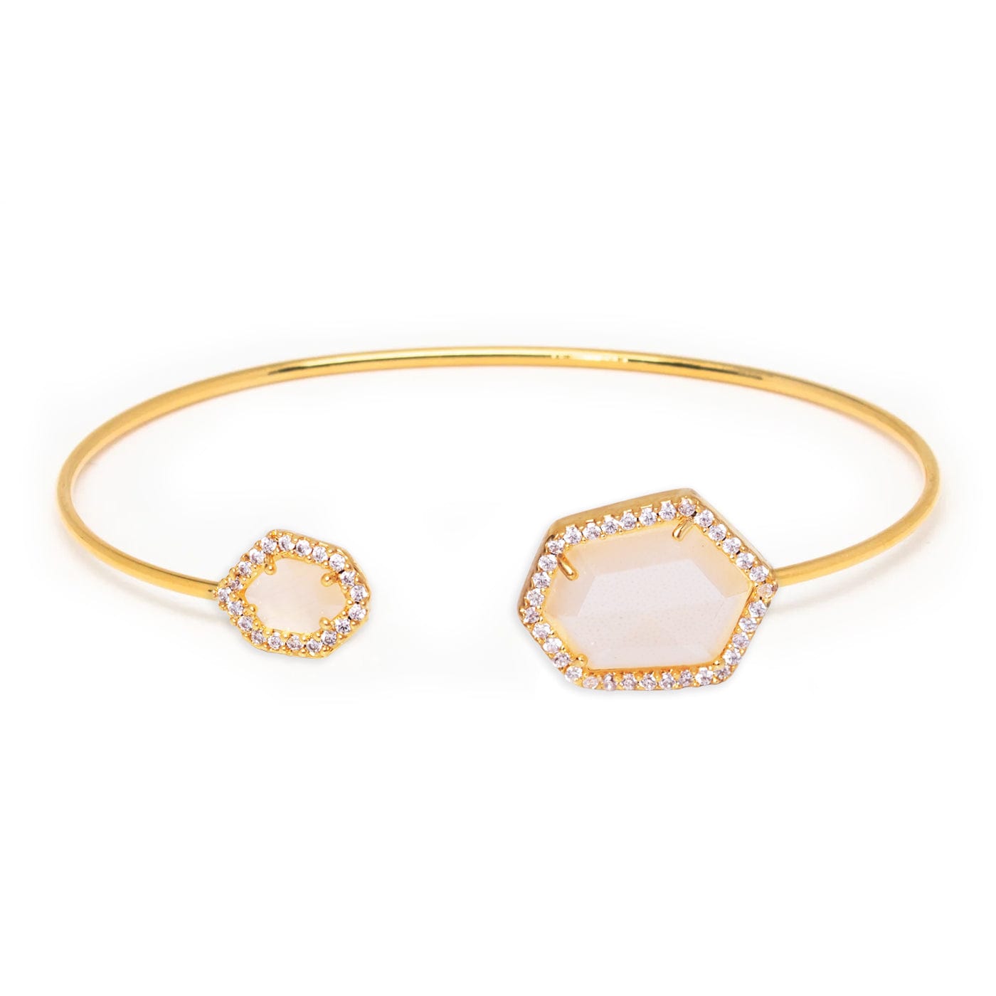 Hex Open Bracelet