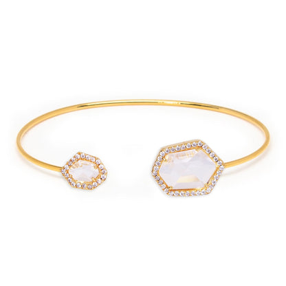 Hex Open Bracelet