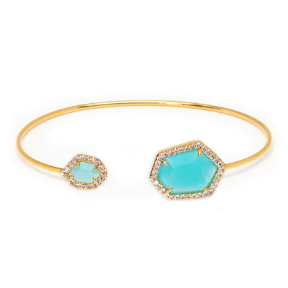 Hex Open Bracelet