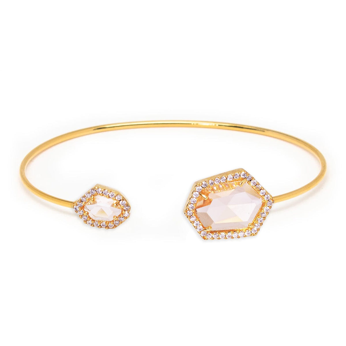 Hex Open Bracelet