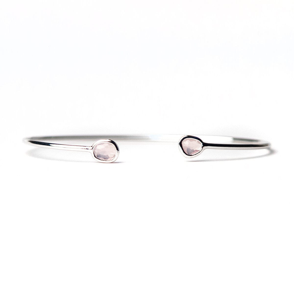 Mini Glass Bezel Cuff Bracelet