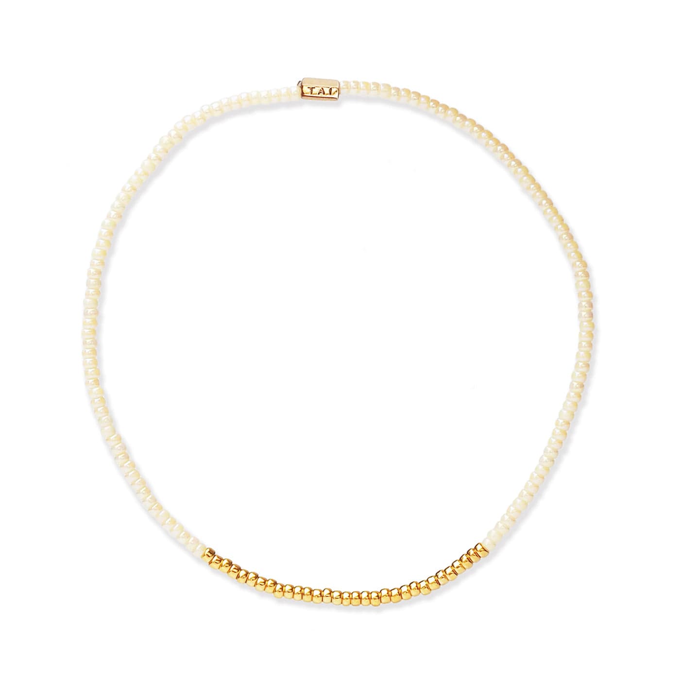 Praew Bracelet Beaded With Gold Accents