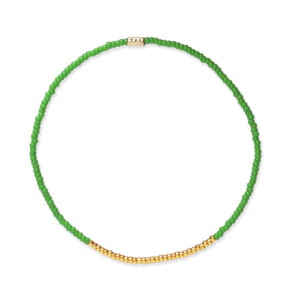 Praew Bracelet Beaded With Gold Accents