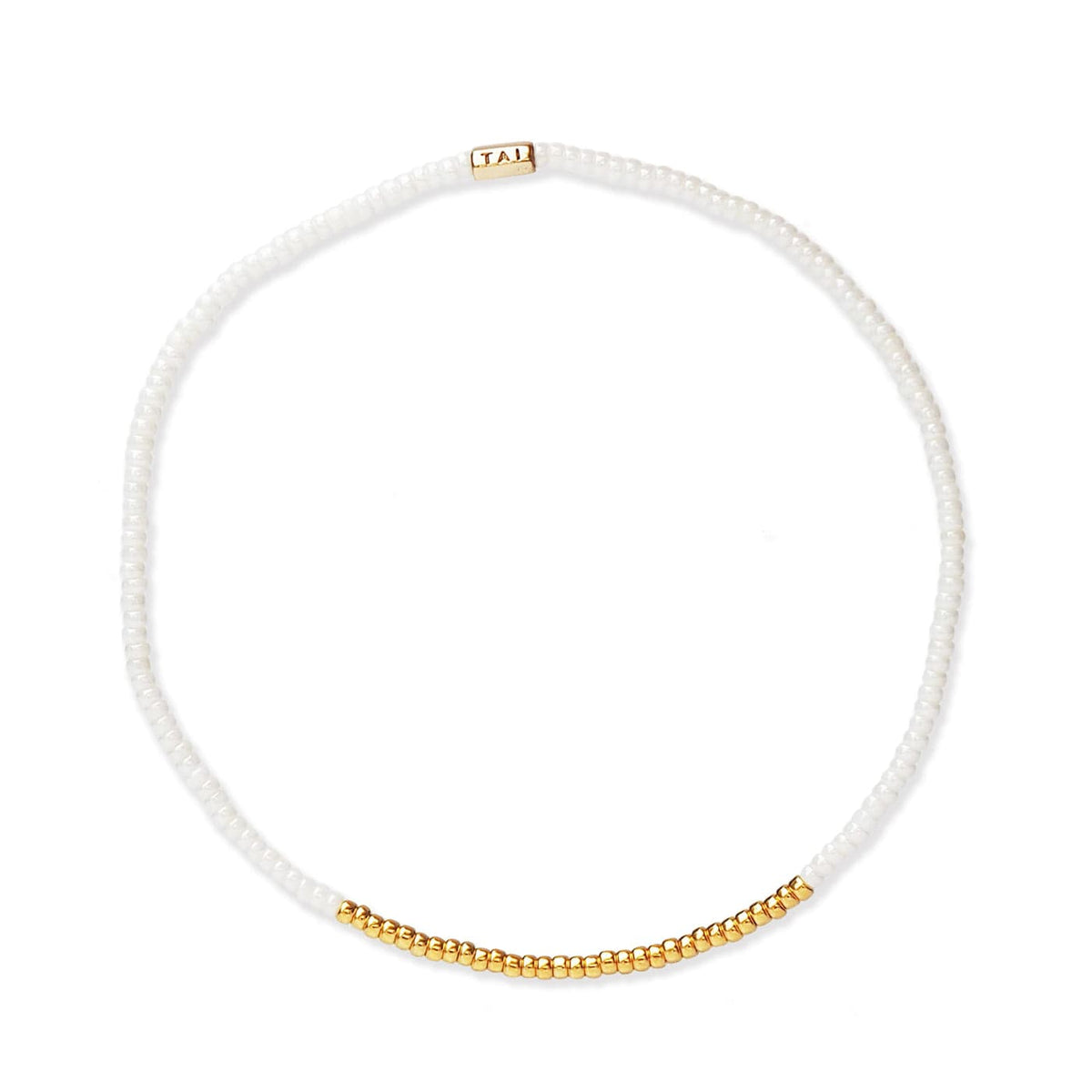Praew Bracelet Beaded With Gold Accents