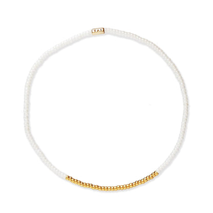 Praew Bracelet Beaded With Gold Accents