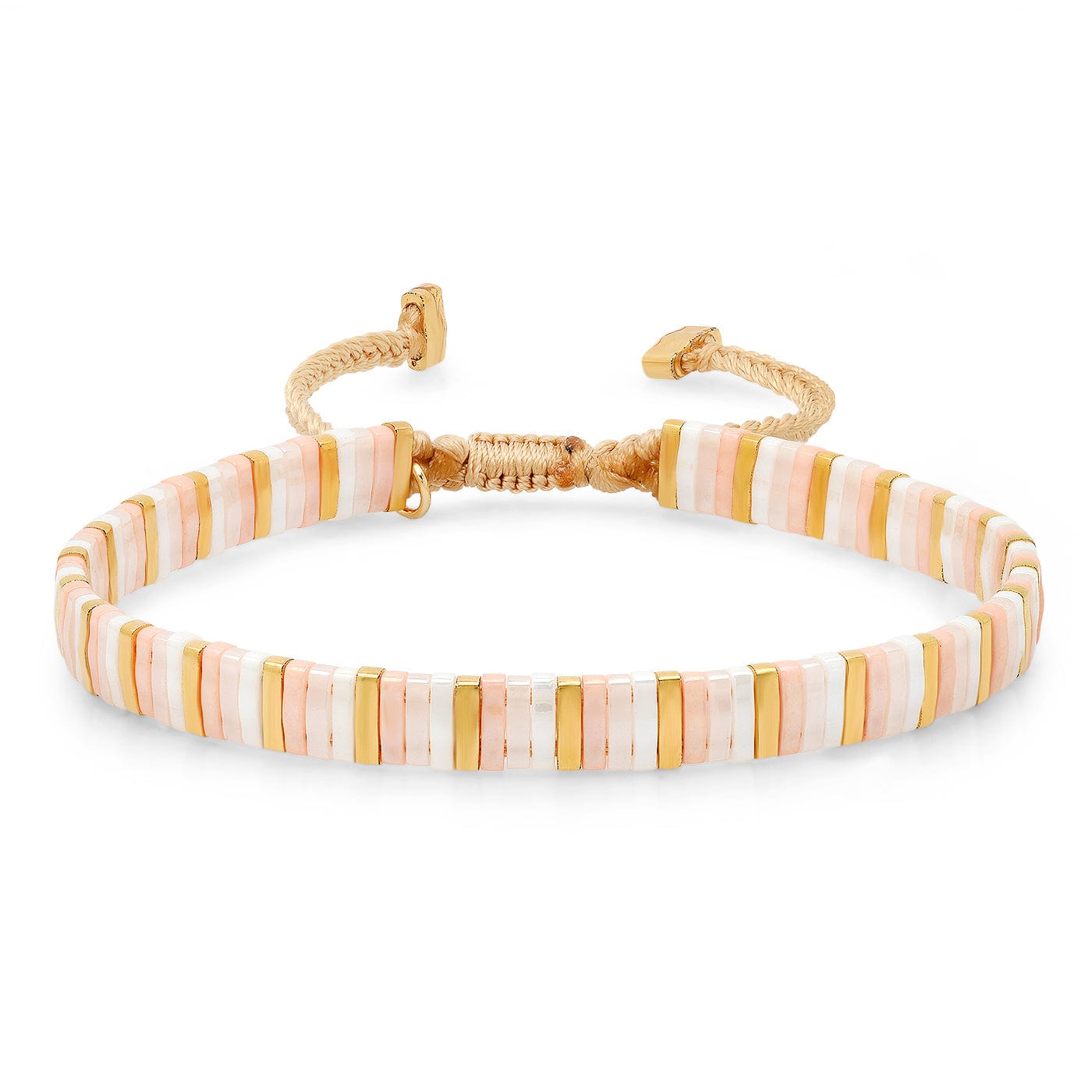 Cotton Candy Tila Beaded Bracelet