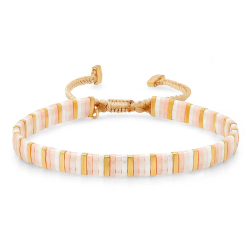 Cotton Candy Tila Beaded Bracelet