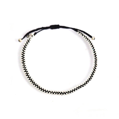 Zipper Beaded Bracelet