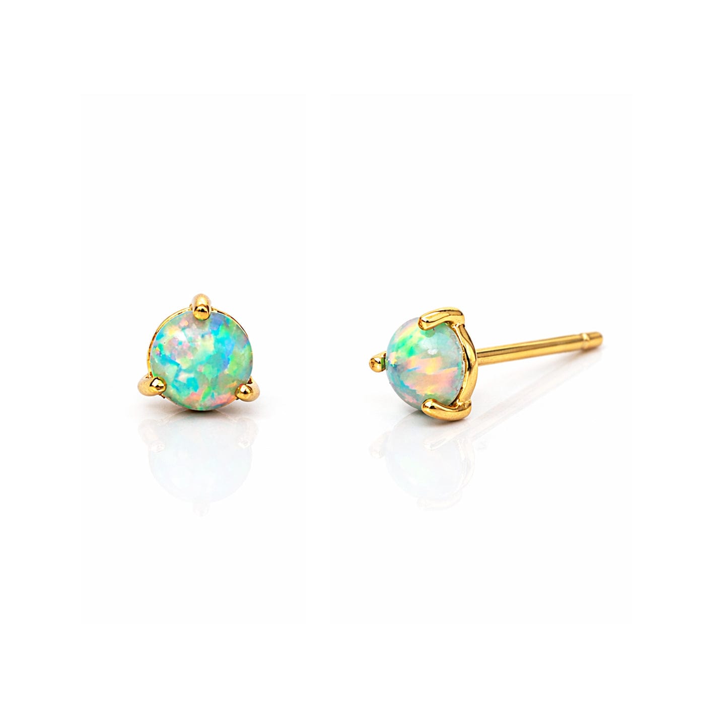 Blue Opal Stud