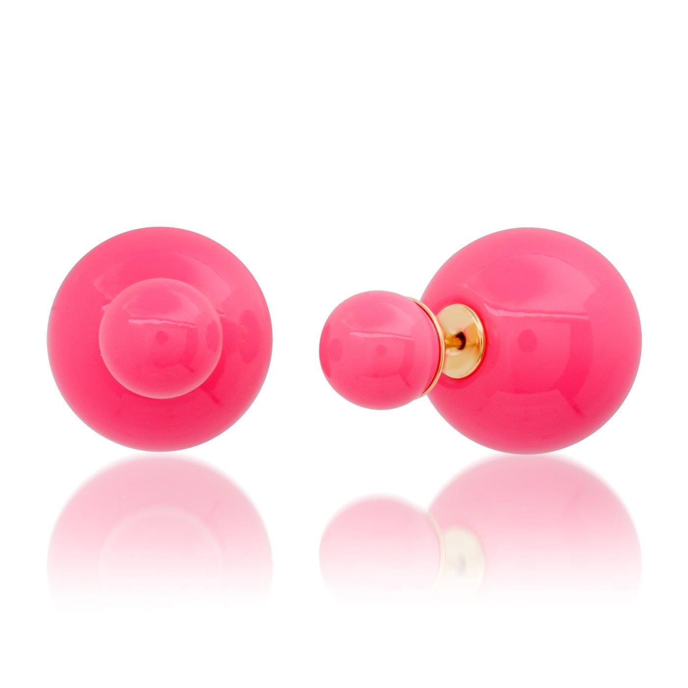 Double Ball Stud Earrings