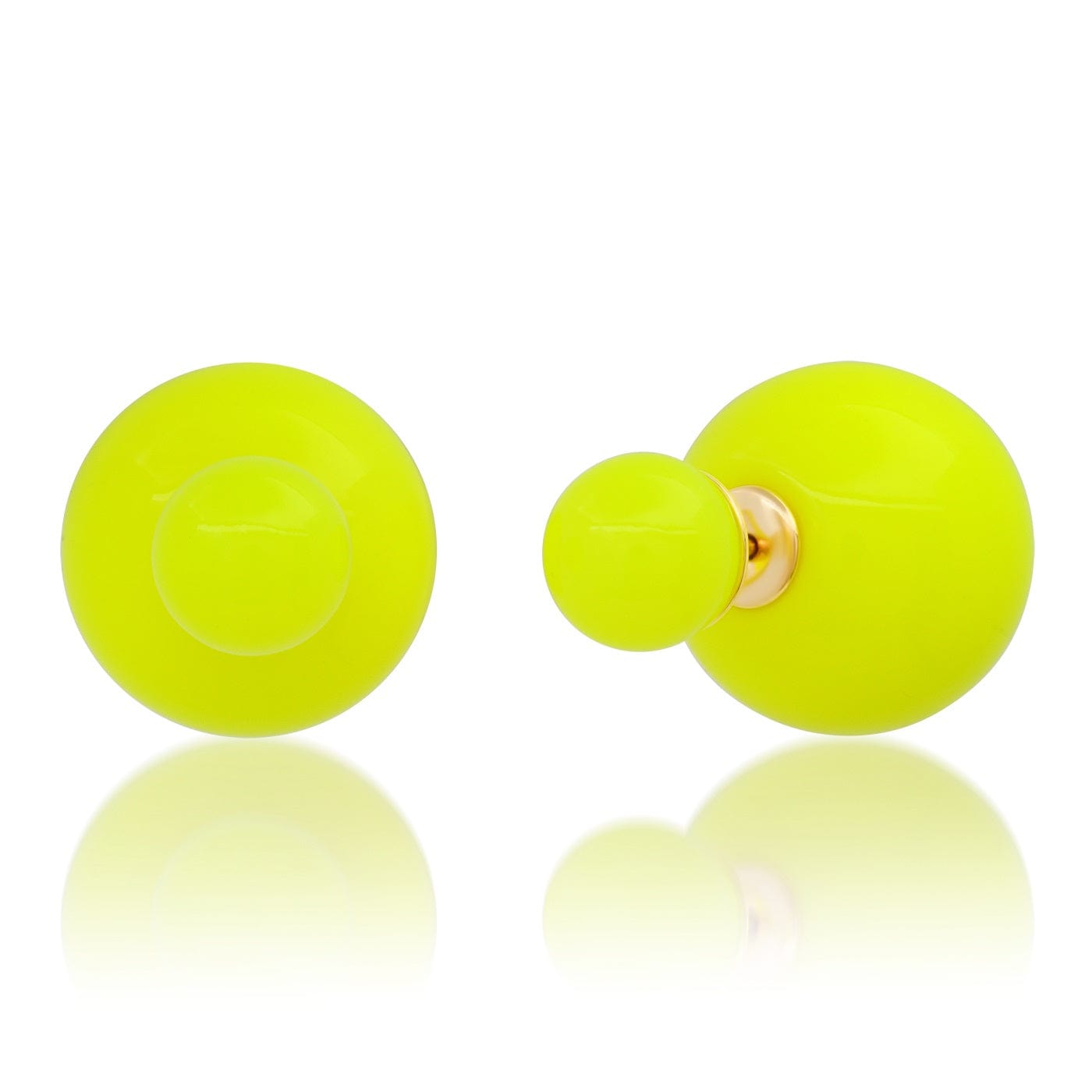 Double Ball Stud Earrings