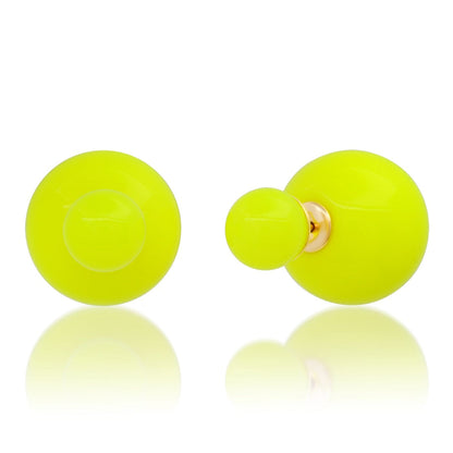Double Ball Stud Earrings