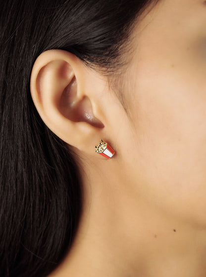 Enamel French Fry Studs
