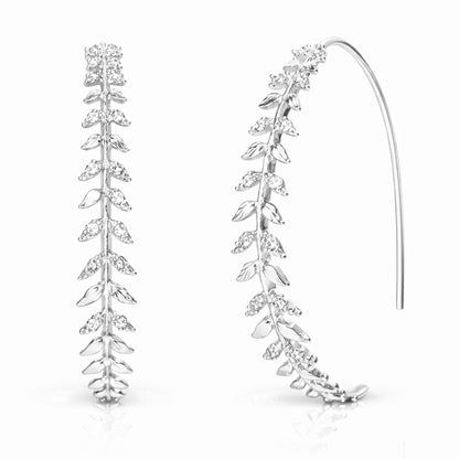 Feather Hoop Earrings