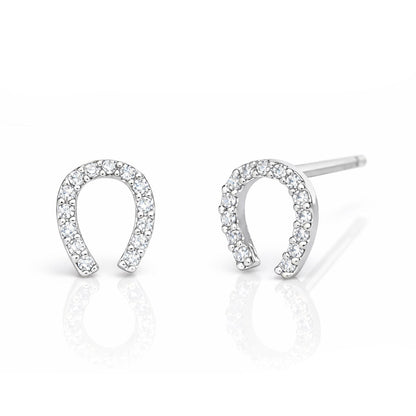 Mini Horseshoe Earrings
