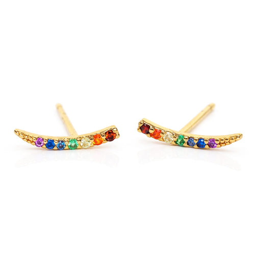 Rainbow Slice Studs