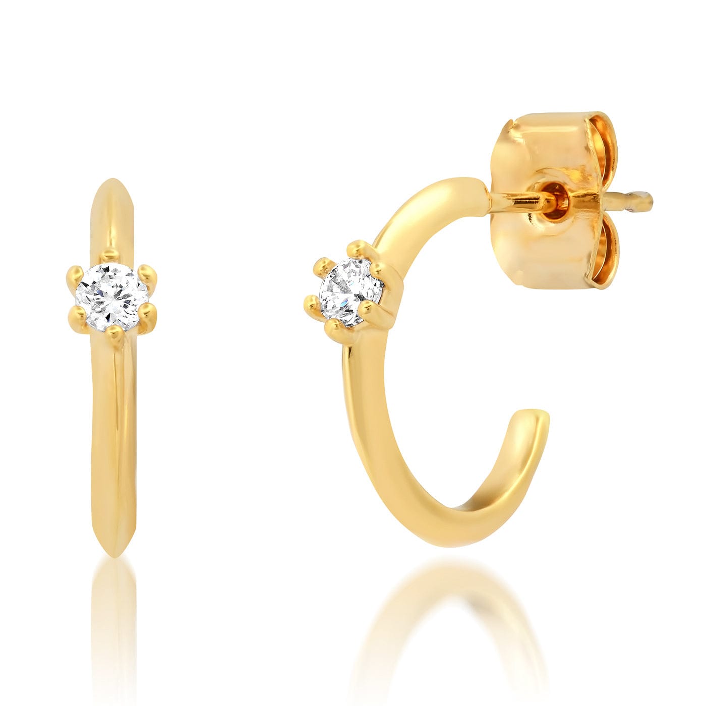 Brilliance Huggie Hoops