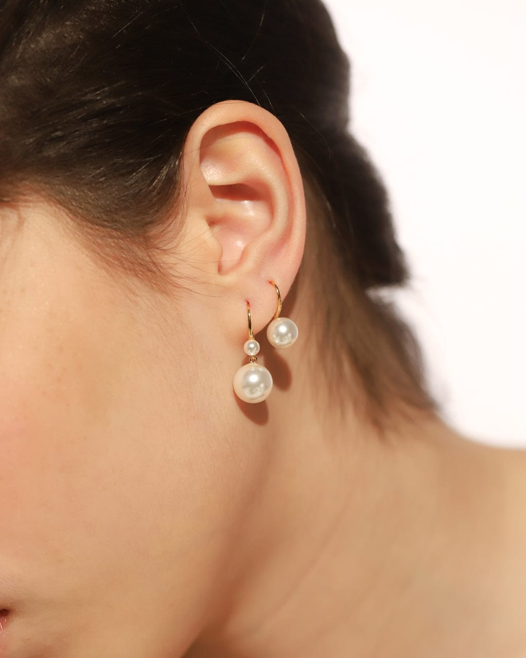 Swarovski Pearl French Wire Earring