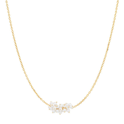Gold Vermeil Pearl Teardrop Necklace