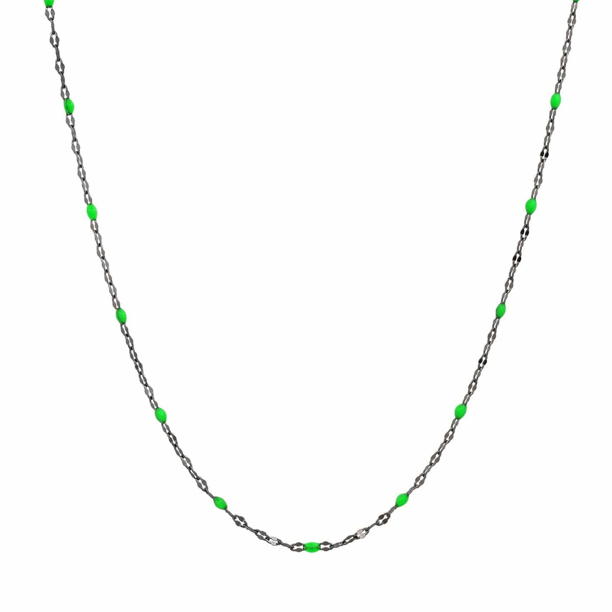 Gold Vermeil Sparkle Chain with Enamel Stations