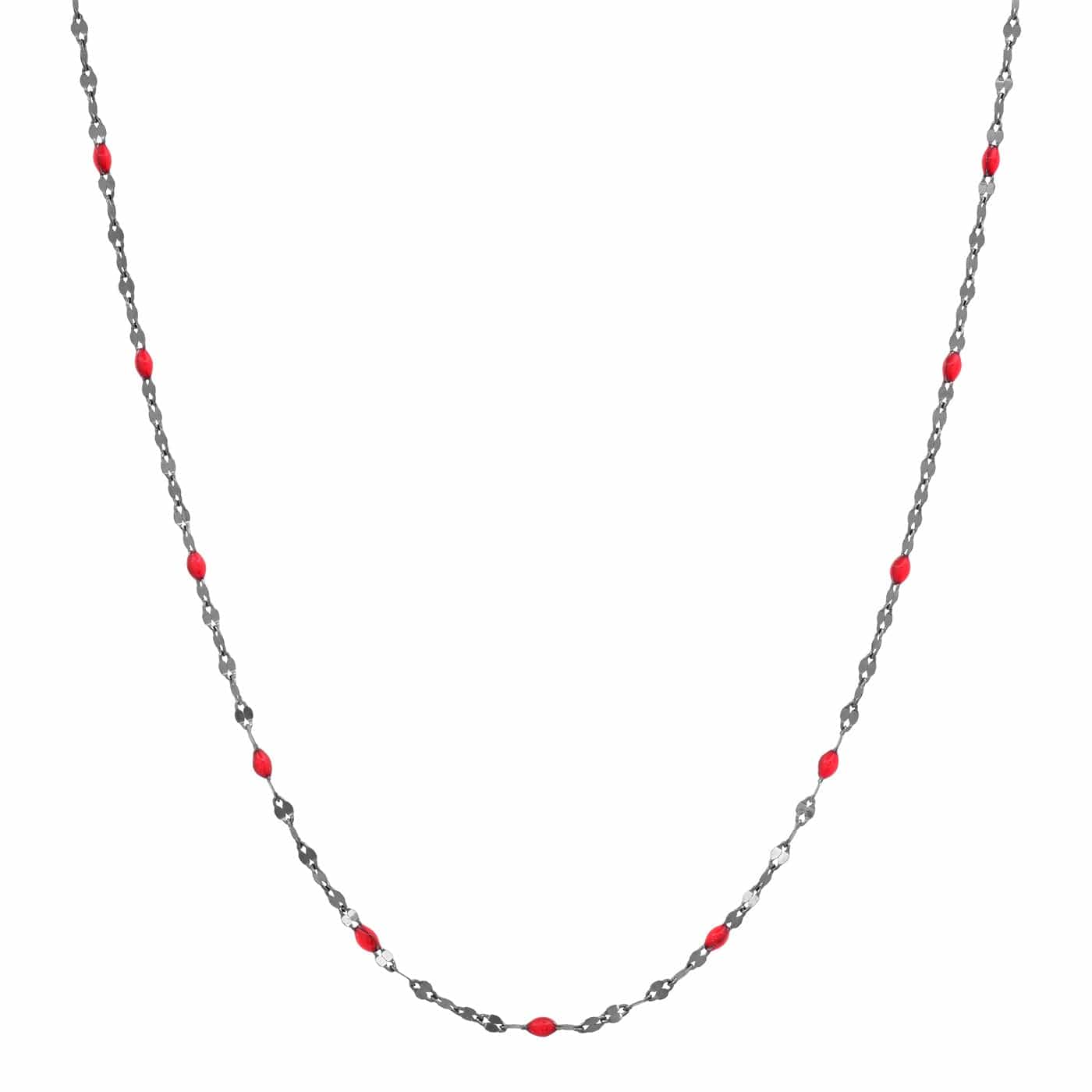 Gold Vermeil Sparkle Chain with Enamel Stations