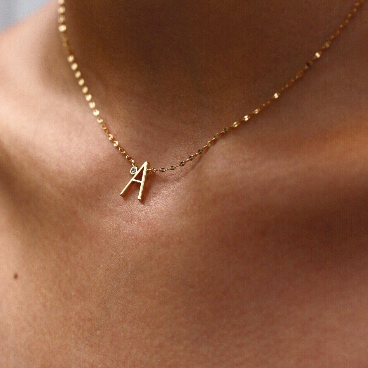 Initial Glow Necklace