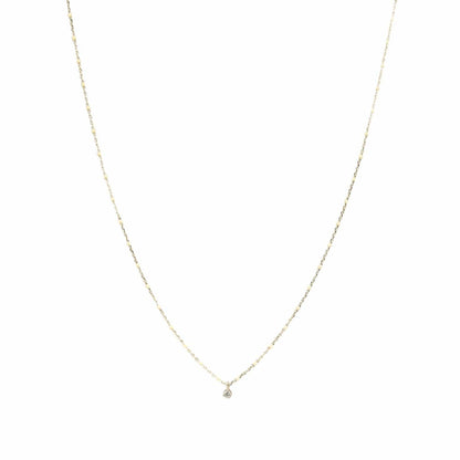 Sterling Silver Enamel Beaded Necklace with CZ