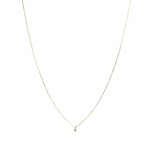 Sterling Silver Enamel Beaded Necklace with CZ
