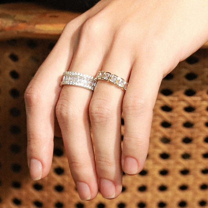 Baguette CZ Eternity Band
