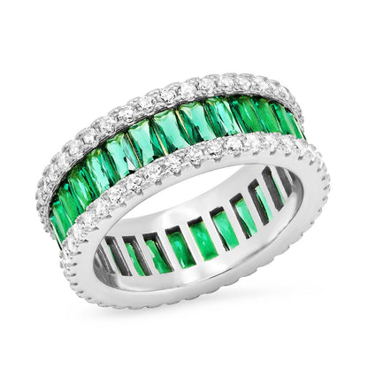 Baguette CZ Eternity Band