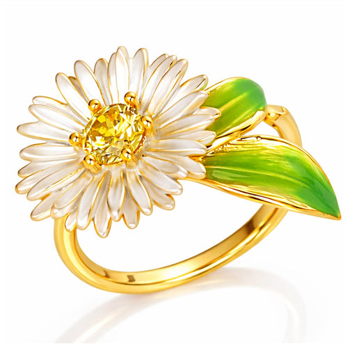 Daisy open ring