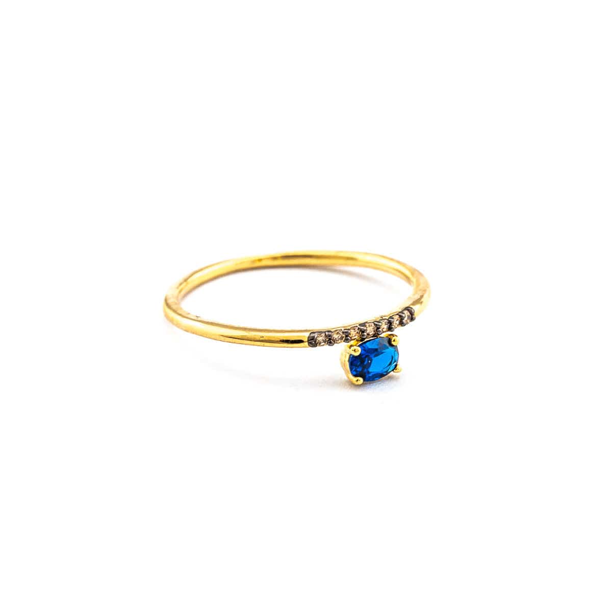 Montana Blue Offset Ring