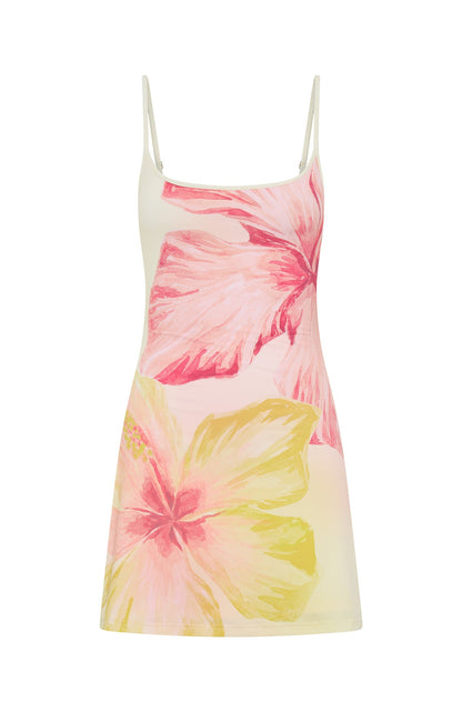 Maybe Later Mini Dress Oasis Bloom
