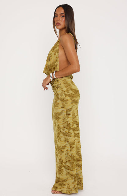 Soft Sin Maxi Dress Chartreuse